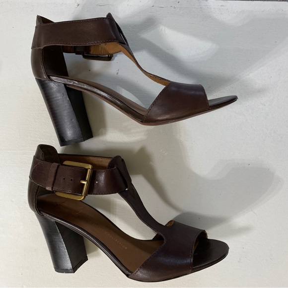 Vintage Italian Design Leather Heels Franco Sarto Women's heels - Picture 7 of 8